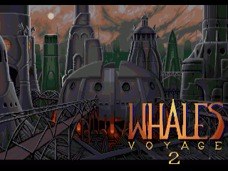 Whale's Voyage 2 title screen for Amiga